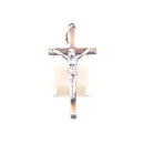 9KT Yellow & White Gold Cross Pendant