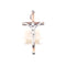9KT Yellow & White Gold Cross Pendant