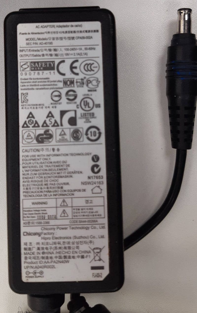 CHICONY AC ADAPTER CPA09-002A