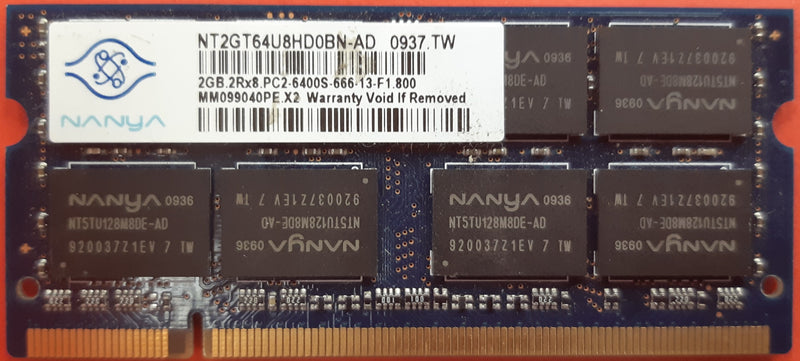 Nanya 2GB RAM (For Laptop)
