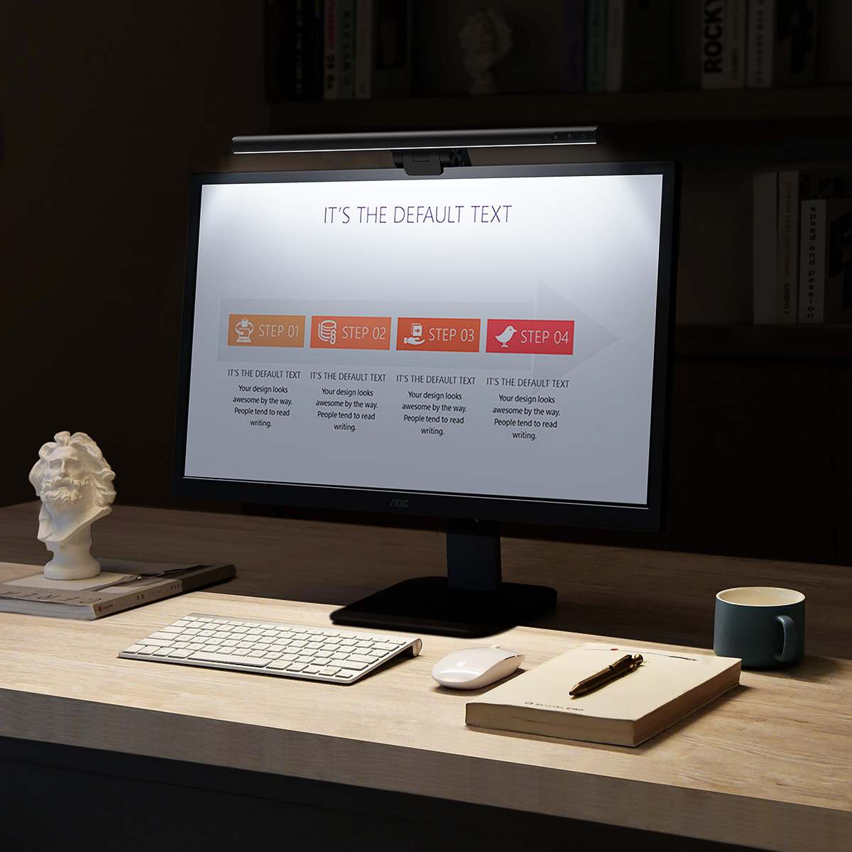 Baseus Home i-wok Series USB Stepless Dimming Screen Hanging Light 5W