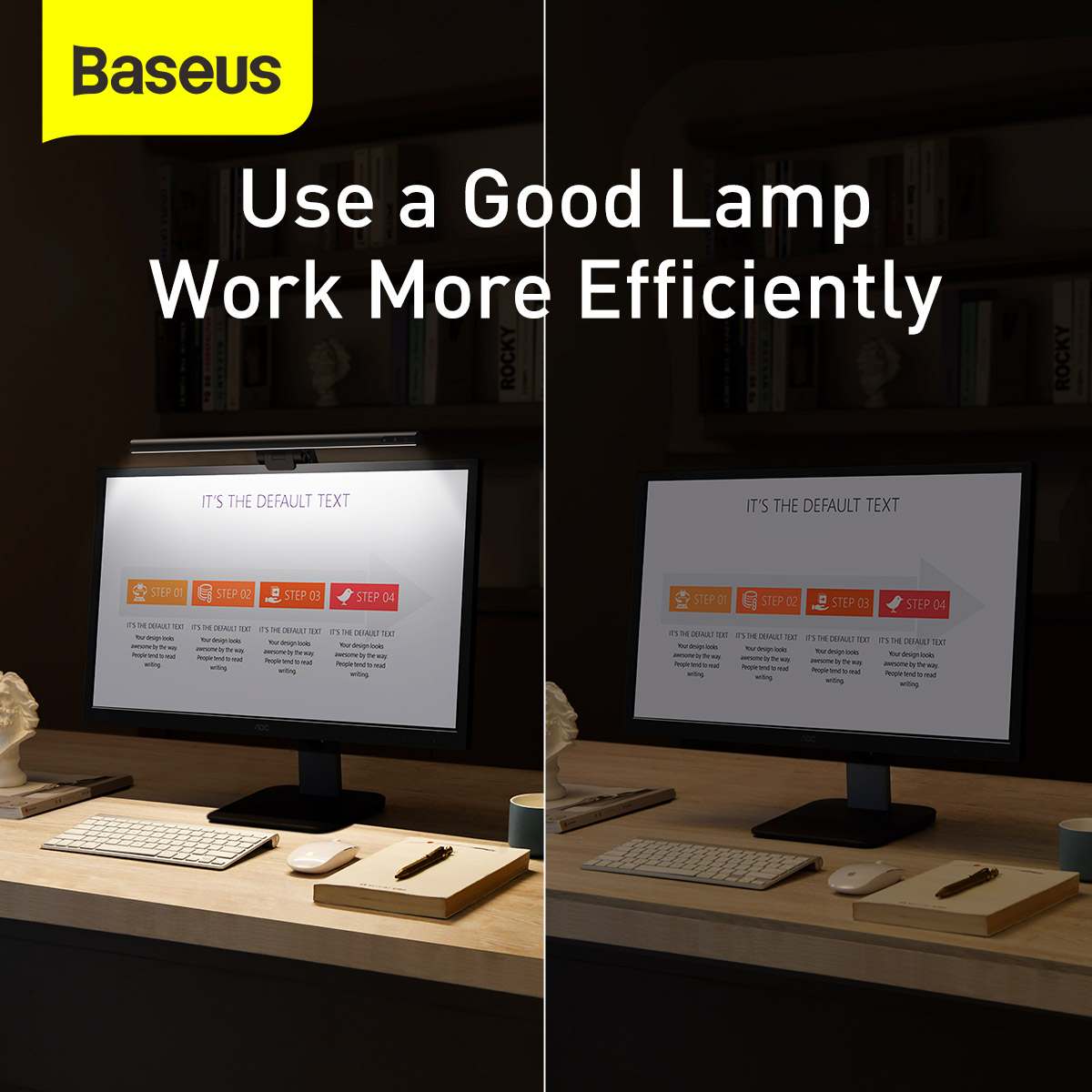 Baseus Home i-wok Series USB Stepless Dimming Screen Hanging Light 5W