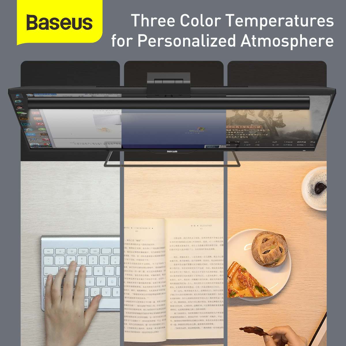 Baseus Home i-wok Series USB Stepless Dimming Screen Hanging Light 5W