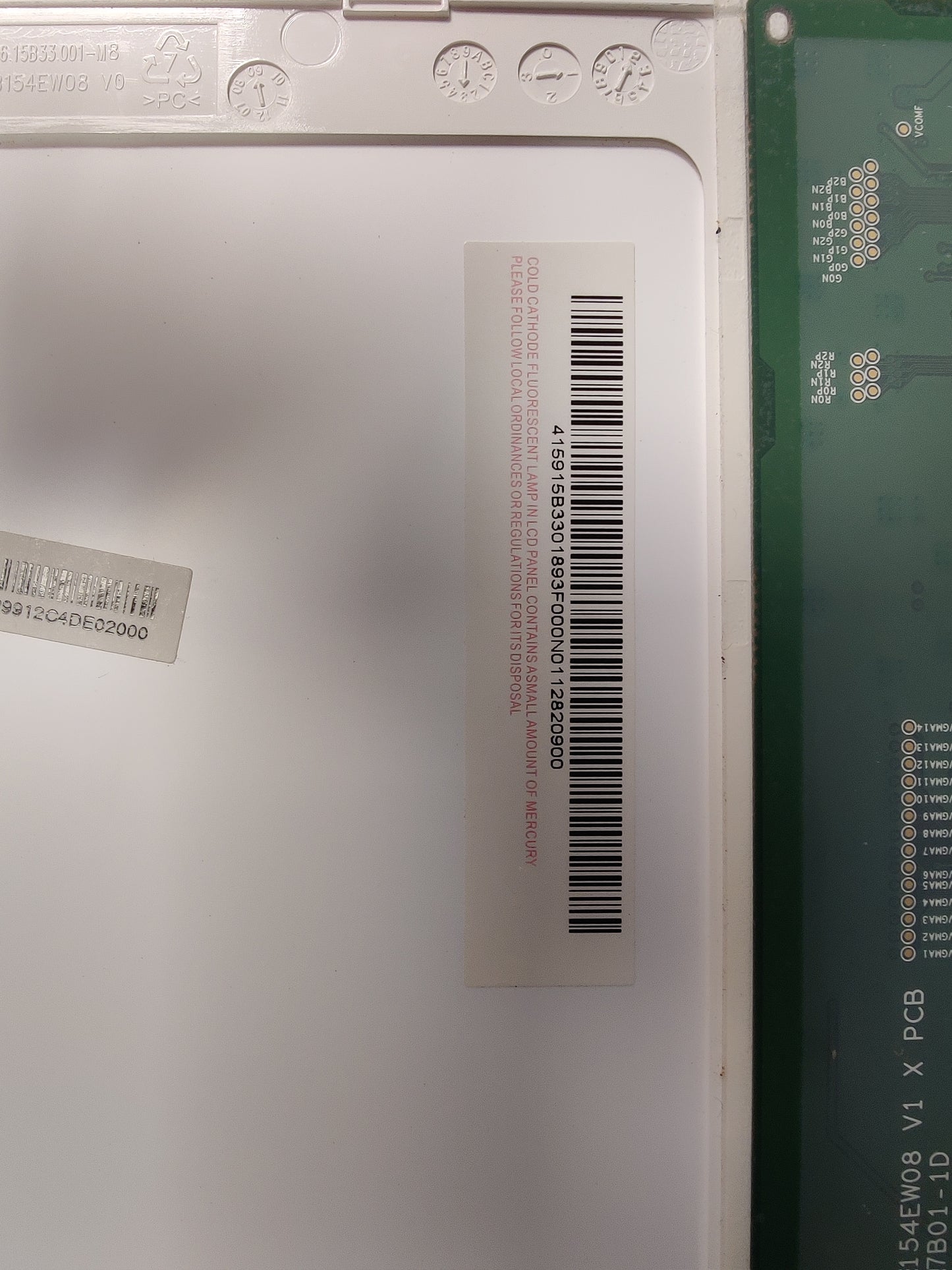 AU Optronics B154EW08 15.4" Laptop Screen