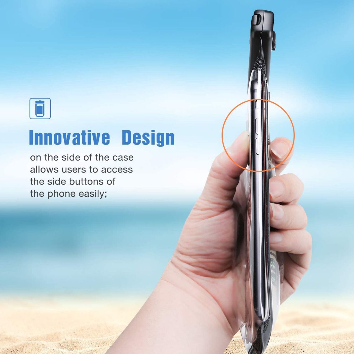 Universal IPX8 Waterproof, Smartphone Case